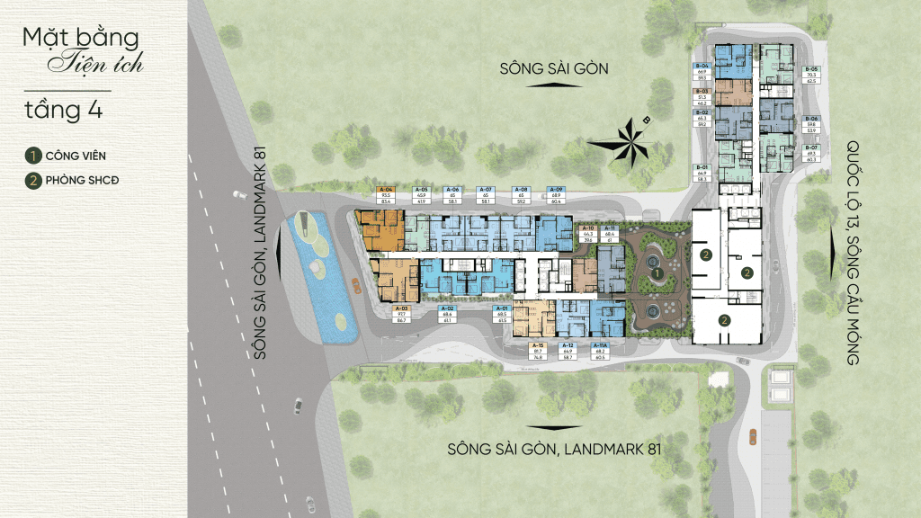 mat bang t4 at sai gon riverside