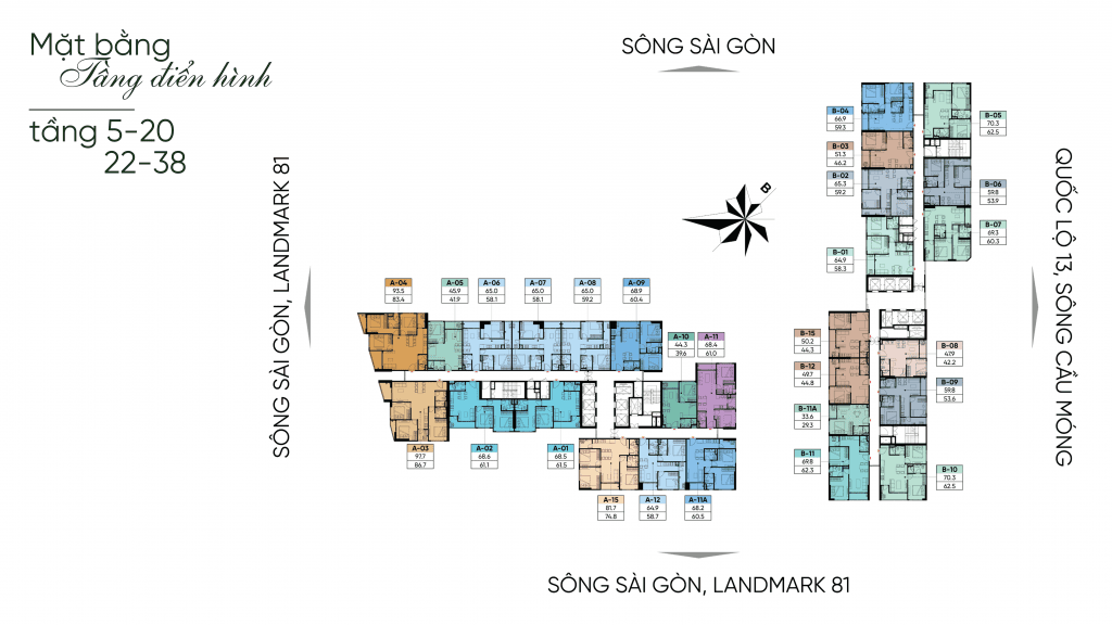 matbang canho at sai gon riverside